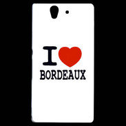 Coque Sony Xperia Z I love Bordeaux
