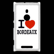 Coque Nokia Lumia 925 I love Bordeaux