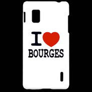 Coque LG Optimus G I love Bourges