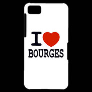 Coque Blackberry Z10 I love Bourges