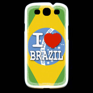 Coque Samsung Galaxy S3 I love Brazil 3