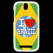 Coque HTC One SV I love Brazil 3