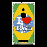 Coque Nokia Lumia 925 I love Brazil 3