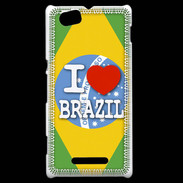 Coque Sony Xperia M I love Brazil 3