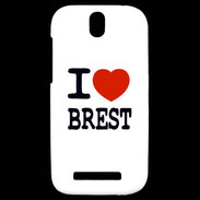 Coque HTC One SV I love Brest