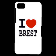 Coque Blackberry Z10 I love Brest