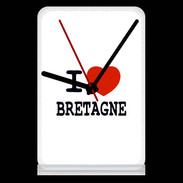 Pendule de bureau I love Bretagne