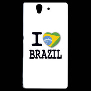 Coque Sony Xperia Z I love Brazil 2