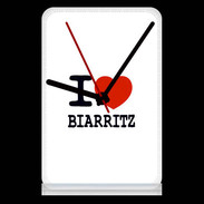 Pendule de bureau I love Biarritz
