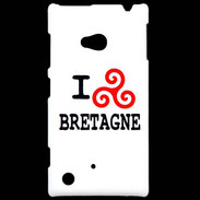 Coque Nokia Lumia 720 I love Bretagne 2