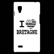 Coque LG Optimus L9 I love Bretagne 3