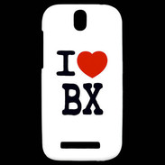 Coque HTC One SV I love BX