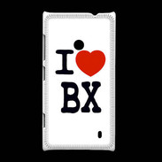 Coque Nokia Lumia 520 I love BX