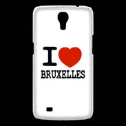 Coque Samsung Galaxy Mega I love Bruxelles
