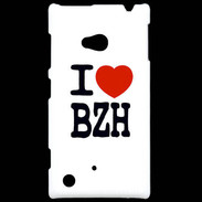 Coque Nokia Lumia 720 I love BZH