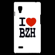 Coque LG Optimus L9 I love BZH