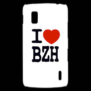 Coque LG Nexus 4 I love BZH
