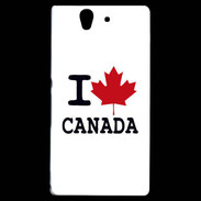 Coque Sony Xperia Z I love Canada 2