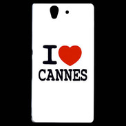 Coque Sony Xperia Z I love Cannes