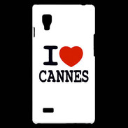 Coque LG Optimus L9 I love Cannes