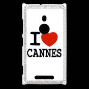 Coque Nokia Lumia 925 I love Cannes