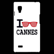 Coque LG Optimus L9 I love Cannes 2