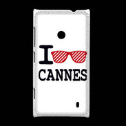 Coque Nokia Lumia 520 I love Cannes 2