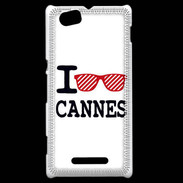 Coque Sony Xperia M I love Cannes 2