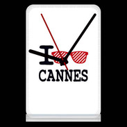 Pendule de bureau I love Cannes 2