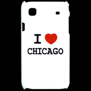 Coque Samsung Galaxy S I love Chicago