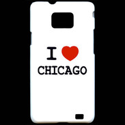 Coque Samsung Galaxy S2 I love Chicago