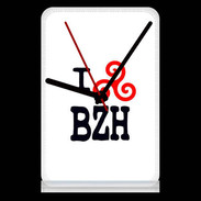 Pendule de bureau I love BZH 2