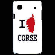 Coque Samsung Galaxy S I love Corse 3