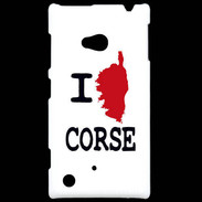 Coque Nokia Lumia 720 I love Corse 3