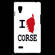 Coque LG Optimus L9 I love Corse 3