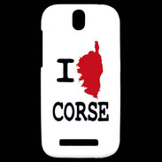 Coque HTC One SV I love Corse 3