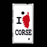 Coque Nokia Lumia 520 I love Corse 3