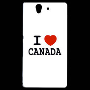 Coque Sony Xperia Z I love Canada