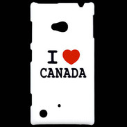 Coque Nokia Lumia 720 I love Canada