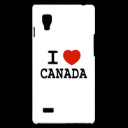 Coque LG Optimus L9 I love Canada