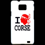 Coque Samsung Galaxy S2 I love Corse 2