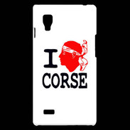 Coque LG Optimus L9 I love Corse 2