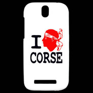 Coque HTC One SV I love Corse 2