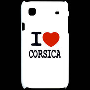 Coque Samsung Galaxy S I love Corsica