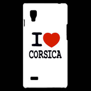 Coque LG Optimus L9 I love Corsica