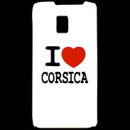 Coque LG P990 I love Corsica