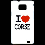 Coque Samsung Galaxy S2 I love Corse