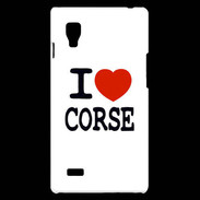 Coque LG Optimus L9 I love Corse