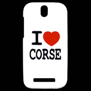 Coque HTC One SV I love Corse