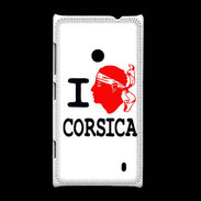 Coque Nokia Lumia 520 I love Corsica 2